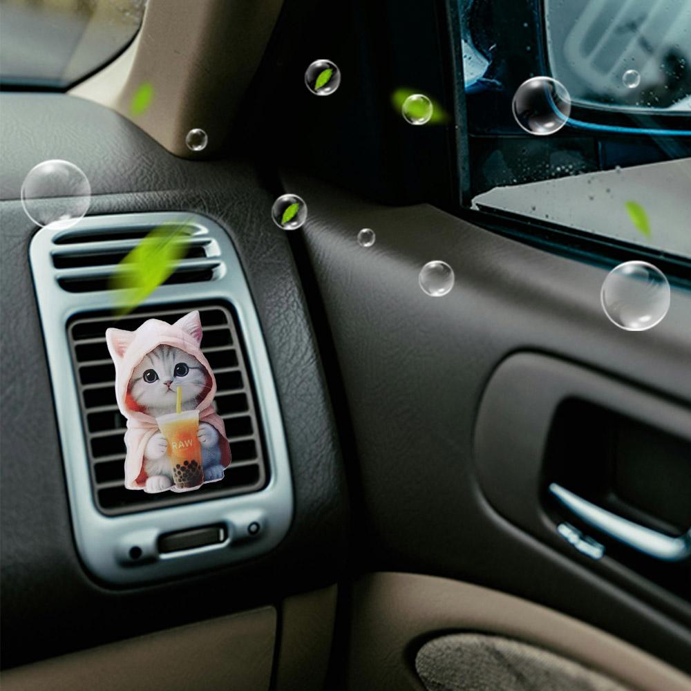 3pcs Animal Shape Freshener Diffuser Long-Lasting Fragrance Car Scent Car Decoration