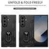 Finger Ring Hard Plastic Phone Case for Samsung Galaxy Z Fold7 5G Fold 7 6 5 Fold6 Fold5 Fold 4 3 2 Fold3 Fold2 Fold4 Funda
