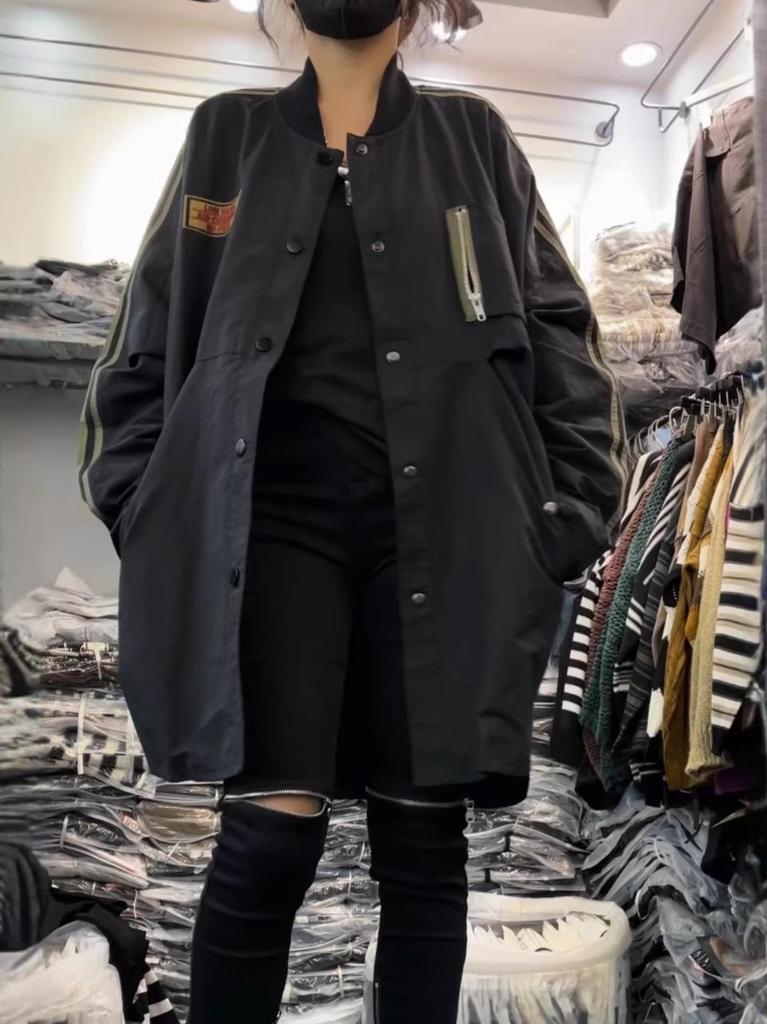 2026 European Women's Mid-Length Oversized Windbreaker: Casual, High-End Fashion