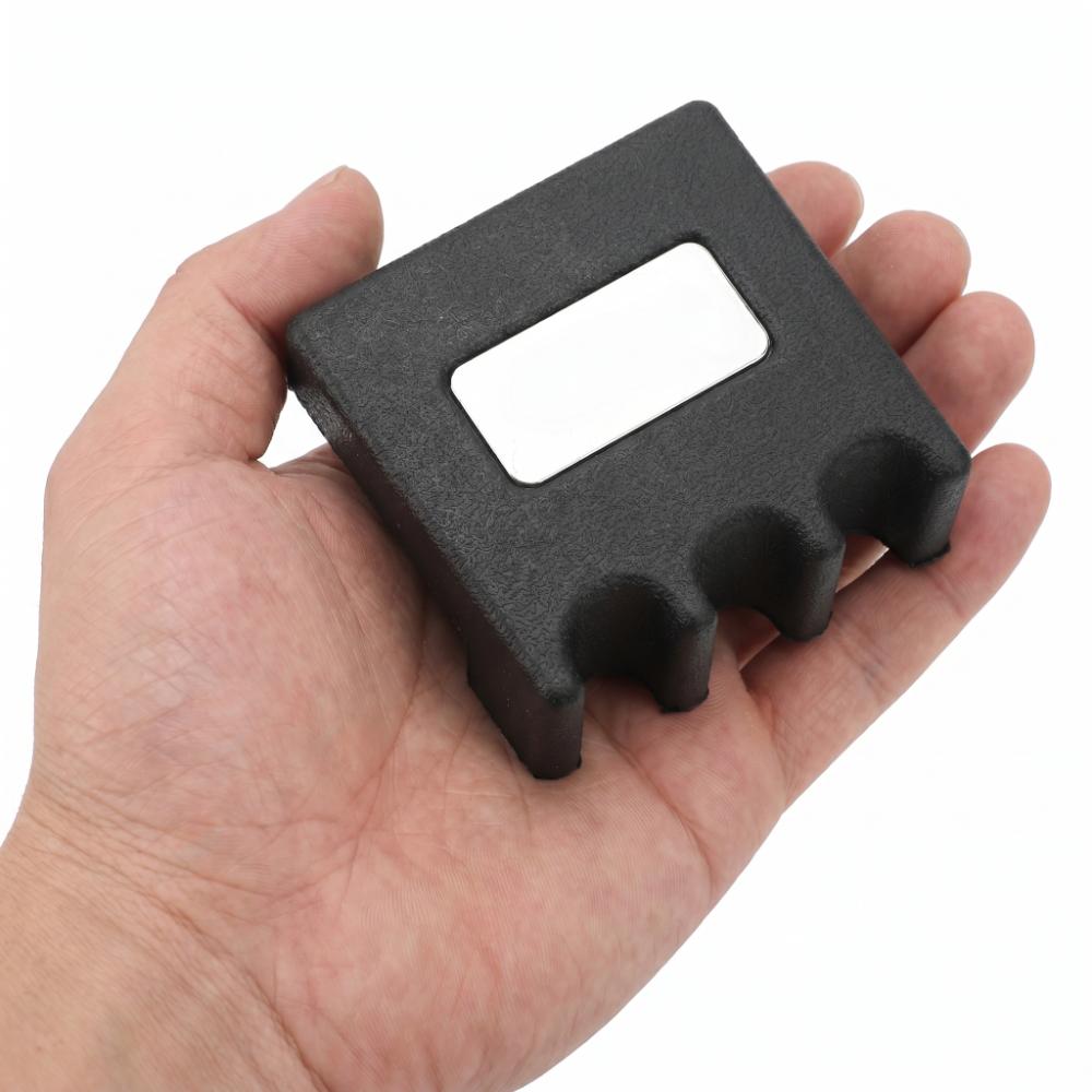 Three Slot Cutouts Cue Rest Compact Block Shape Billiard Accessory Cue Stick Holder  Billiard Club