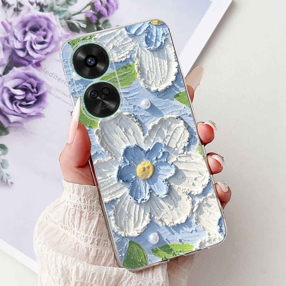 For Huawei Nova 11 SE Case Nova 12 SE Cover BNE-LX1 Funda Fashion Flower TPU Soft Silicone Phone Case For Huawei Nova 12SE Shell