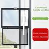 Plasă de protecție împotriva insectelor cu deschidere exterioară Plasă de fereastră detașabilă Plasă de fereastră DIY Balcon
