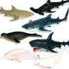 Children's Soft Rubber Marine Animal Toys: Killer Whale, Great White Shark, Beluga, Blue Whale, Dolphin, Sperm Whale Models