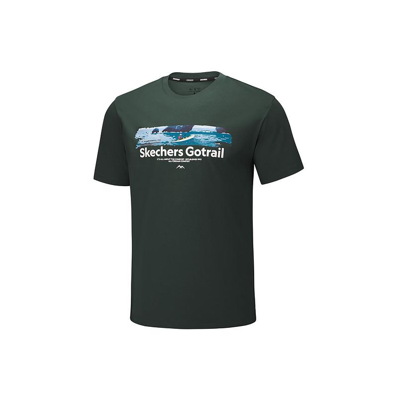 Skechers Go Dri Loose Comfortable Knitted Pullover Short Sleeve Quick Dry T-Shirt Unisex Tops P226U012-04WX S