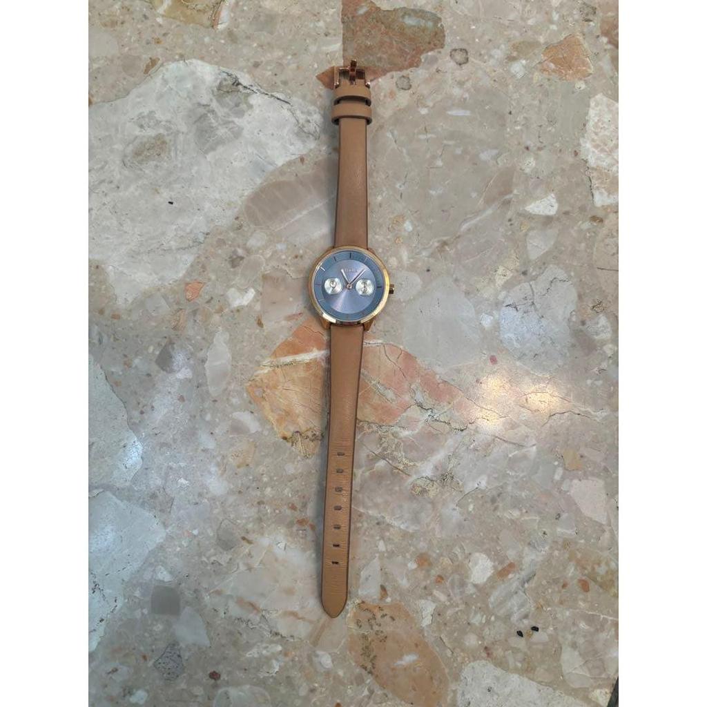 Used FURLA watch brown/blue