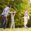 PVC Inflatable Bunny Ears Ring Toss Set Easter Bunny Ears Rabbit Ear Throwing Ring  Interactive Toy