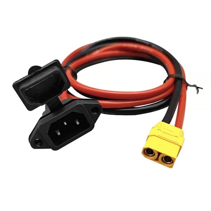 XT60/XT90 Male Female Konektor na 3pinovou zásuvku XT60 XT90 Baterie Nabíjecí kabel pro auto Nová energie E-bike Nabíjecí kabel