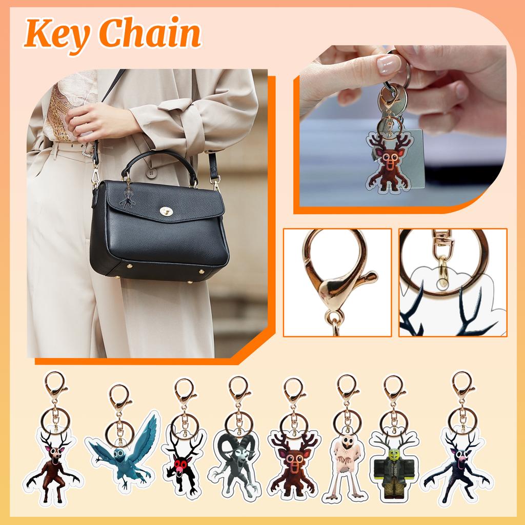 99Night Acrylic Keychain With - A Horror Game Peripheral Charm For Bags