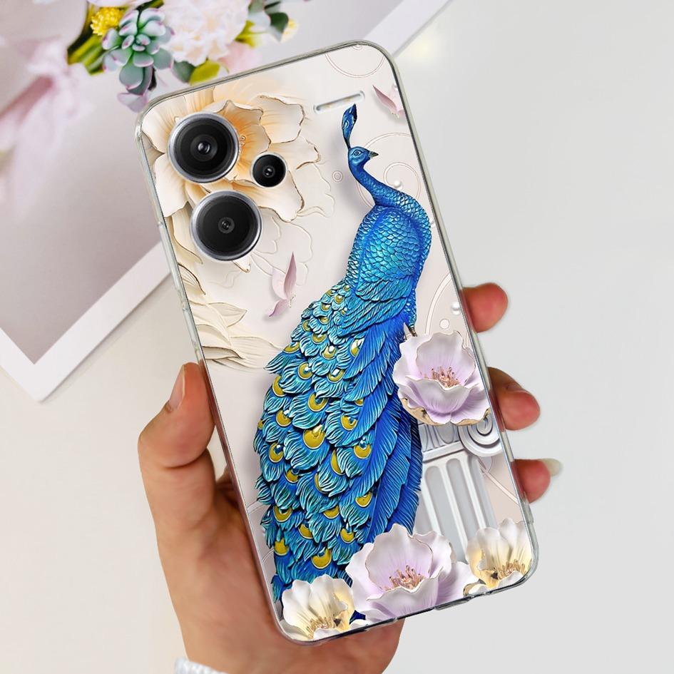 For Xiaomi Redmi Note 13 5G Case Luxury Marble Transparent Phone Cover For Redmi Note 13 Pro Plus Funda on Note 13 Pro 5G Bumper