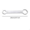 Motorrad Achse Mutter Schraubenschlüssel Combo 32mm/27mm Hand Tools Kit Liefert Silber Reparatur