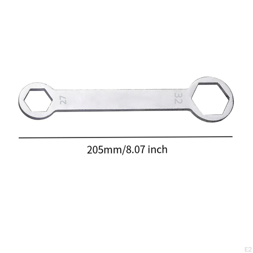 Motorrad Achse Mutter Schraubenschlüssel Combo 32mm/27mm Hand Tools Kit Liefert Silber Reparatur