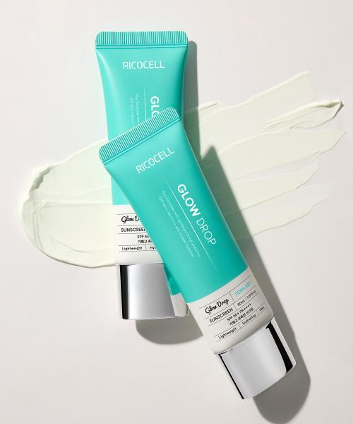 [Recocell] Glow Drop PDRN Airy Sun Cream 50ml (2-pack)