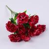 1 Bouquet Carnation,Outdoor UV Resistant No Fade Artificial Flower,Carnation Silk Forever Flowers For Home Party Wedding Decor