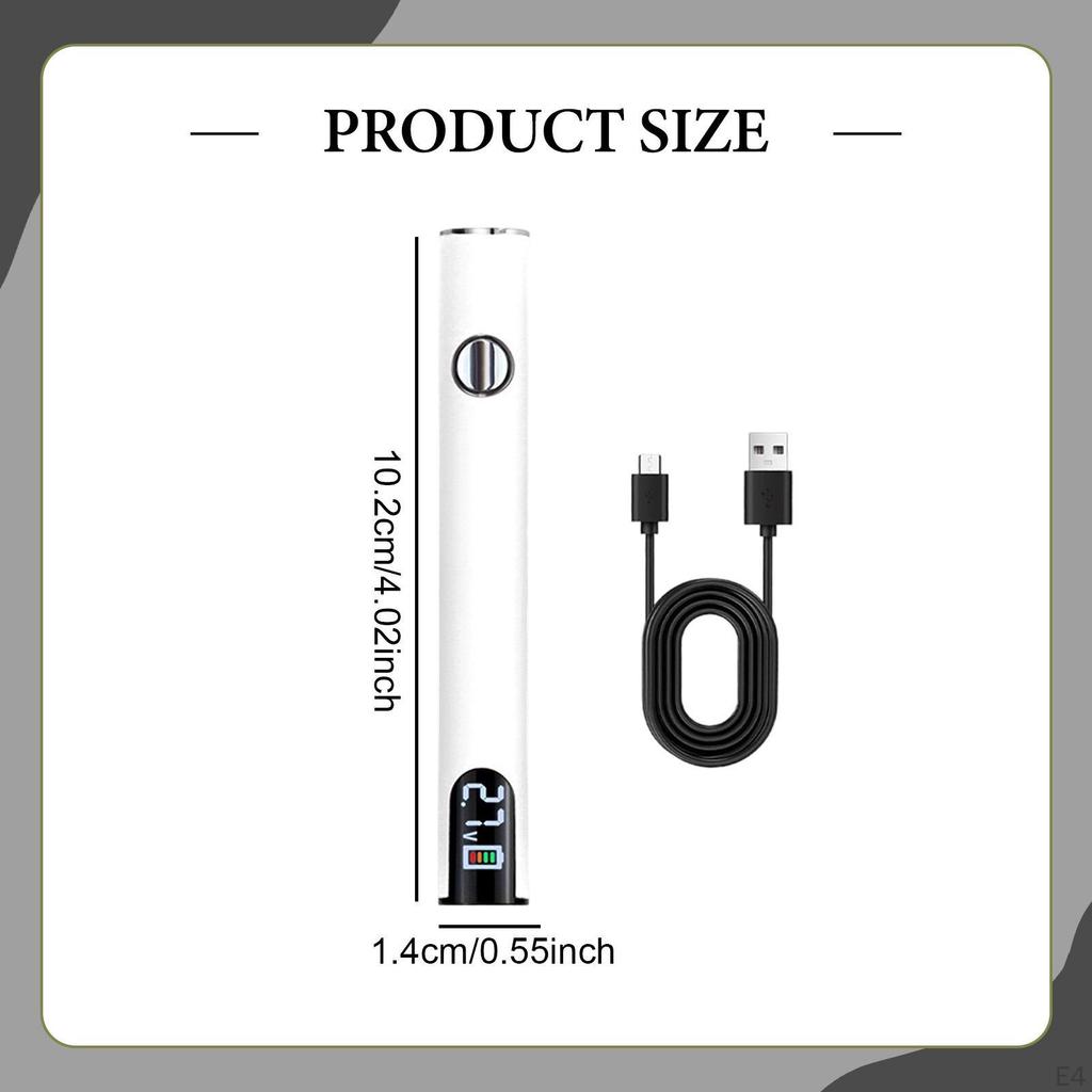 Soldering Iron Kit Battery Pen 650mAh Mini with Storage Case USB Cordless for Solder