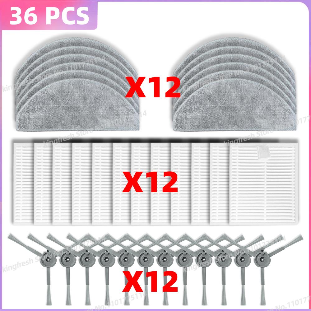 Compatible For ( Polaris PVCR 4250 / 4260 ) Vacuum Parts Side Brush HEPA Filter Mop Cloth Accessories