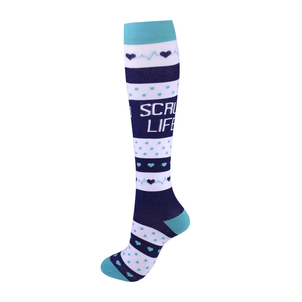 58Styles Men Women Compression Socks Fit Outdoor Sports Compression Socks For Anti Fatigue Pain Relief Knee Varicose Veins Socks