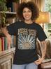 Here Comes The Sun Graphic Tee, Retro Boho Floral T-Shirt, Vintage Style Music Lover Shirt, Aesthetic Positive Vibes Gift