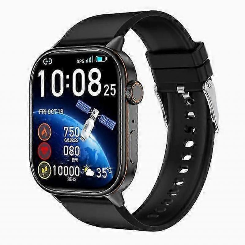 GPS Smartwatch QX17 Outdoor Sports, Swimming, Running, Fitness IP68 Waterproof Bluetooth Calling argento
