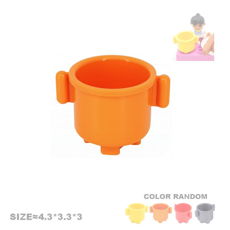 Play House Big Building Blocks Furniture Accessories Utensil Table Chair Compatible Sets Bricks Assemble Toys For Children Gifts