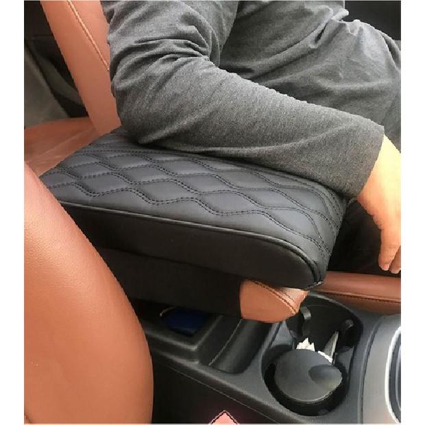 Center Console Box Protection Cushion Supports PU Leather Car Armrest Pad Cover