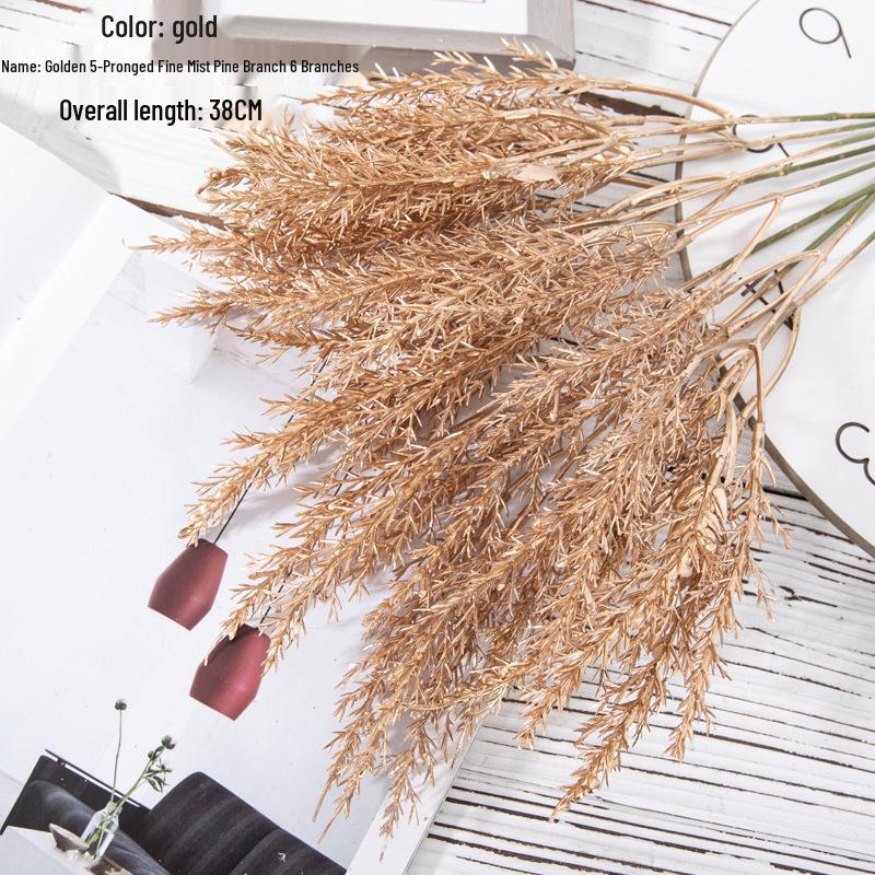 New Year & Christmas Gold & Silver Flower Spray Decoration Accessories