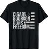 Cigars Bourbon Guns _ Freedom Gift Unisex T-Shirt