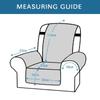 1 Seater Recliner Sofa Cover Pet Dog Kid Mat Armchair Furniture Protector Washable Anti-Slip Recliner Chair Cover For New