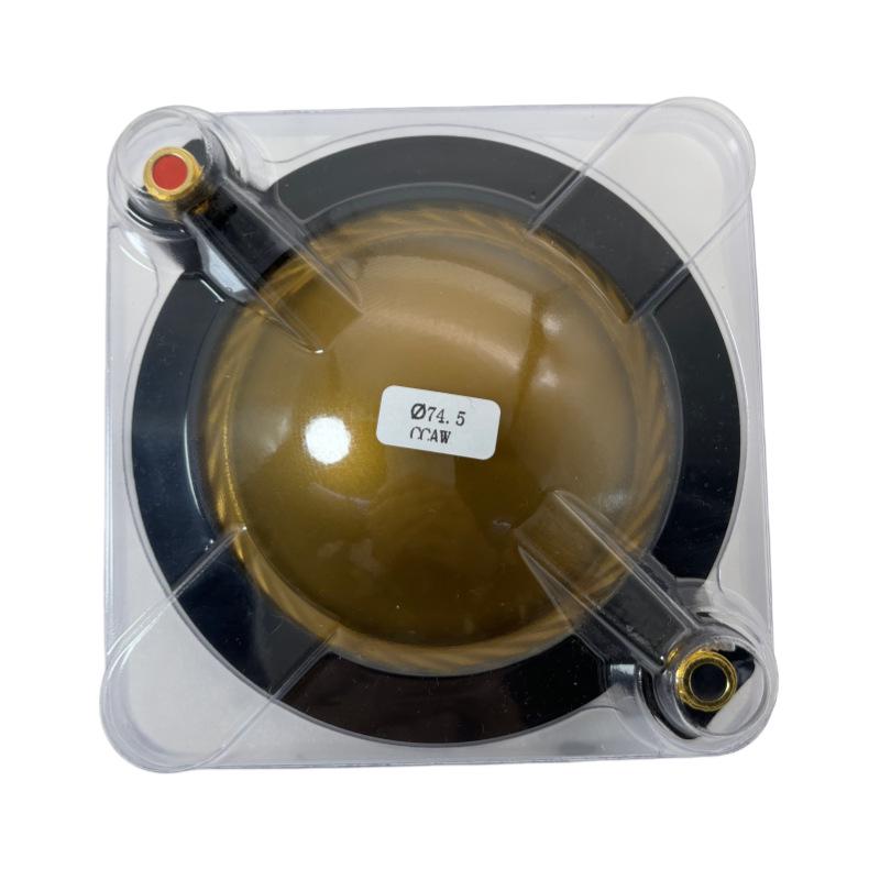 Tweeter Terminal Ouro-Titânio: Bobina de Voz de 75 Núcleos, 74,5 mm, Espaçamento de 121 mm