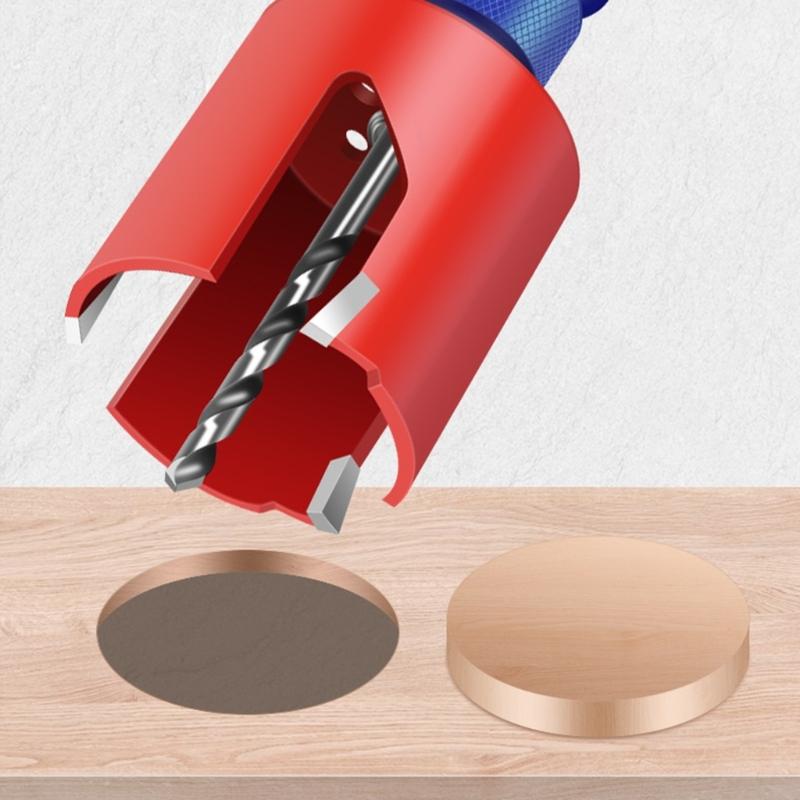Hexagonal Handle Quick Release Hole Saw Mandrel Drill Bit For Precisions Drilling With Universal Drill Compatibility