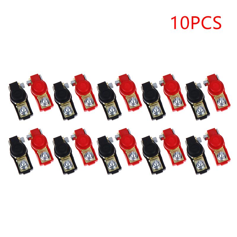 5/10/15Pcs Auto Battery Terminal Cable Clamp Negative Positive Top-Post Auto Battery Cable Terminal Top For Car Truck Accessory