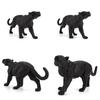 Black Panther Pvc Wildlife Model With Realistic Detailing For Collection And Display