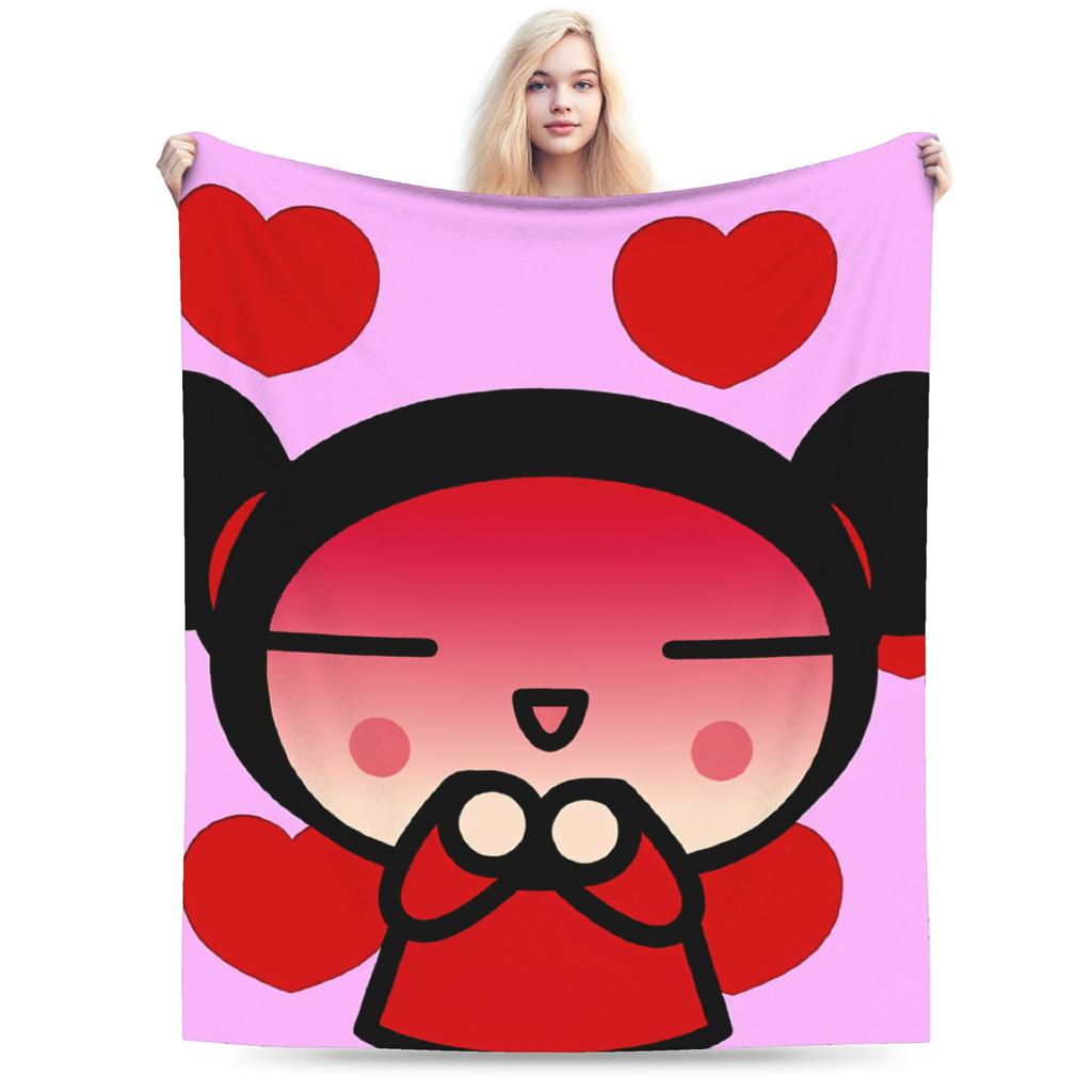 Puccas Soft Blanket Kids Plush Bedding Throws Fluffy Bedroom Flannel Bedspread Sofa Bed Cover