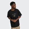 Vans X Daniel Johnston Collaboration SS22 Fun Graphic Print Round Neck Cool Black Functional Short Sleeve T-Shirt Unisex Tops VN0A7SOLBLK1