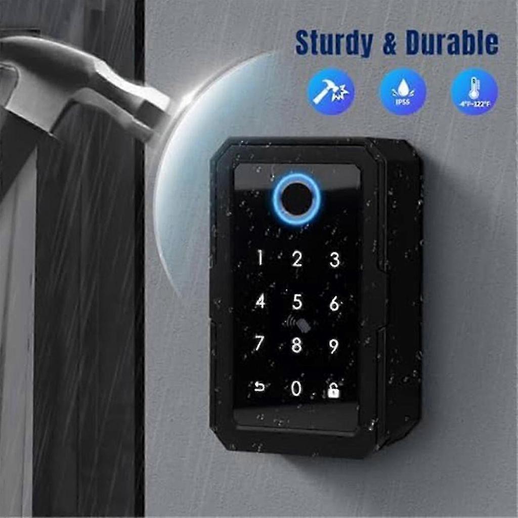 Cassetta Portachiavi Digitale Intelligente con Controllo App Bluetooth per Sistema di Ingresso Senza Chiave per la Sicurezza Domestica