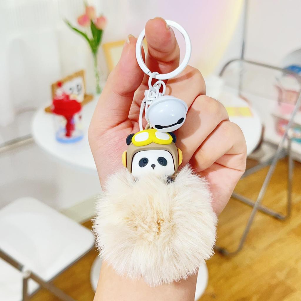 Kuromi Sanrio Cartoon Doll Keychain: Furball Backpack & Car Pendant for Best Friends