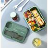 1300ML 4Lunch Box with Tableware Microwavable Dishwasher Cleaning Hermetic Bento Box for Students Adults School Office
