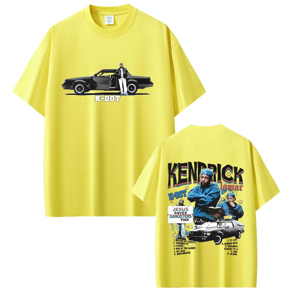 Rapper Kendrick Lamar Tshirt They Not Like Us Tshirts Men Women Hip Hop Fashion Pop Music Tee Shirt Mens Oversized T Shirts