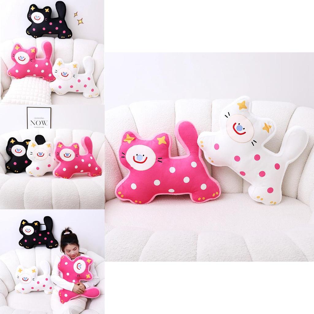 Adorable Plush Cat Pillow Soft Stuffed Animal Toy Perfect Gift For Kids