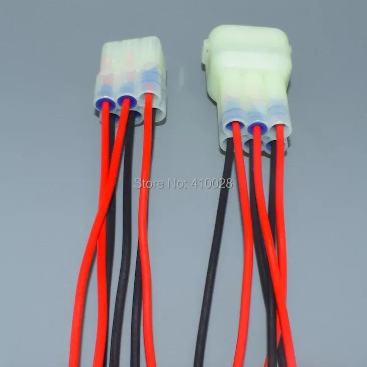 worldgolden 6 Pin HM 090 Male Female Motorcycle Connector Electrical Connector for Toyota 6189-6171 6180-6181