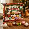 Christmas Gift for Adults 2026 Squeeze Toy Advent Calendar, 24-Day Dumpling Bun Fidget Stocking Stuffers Kids Countdown Box, Soft TPR Stress