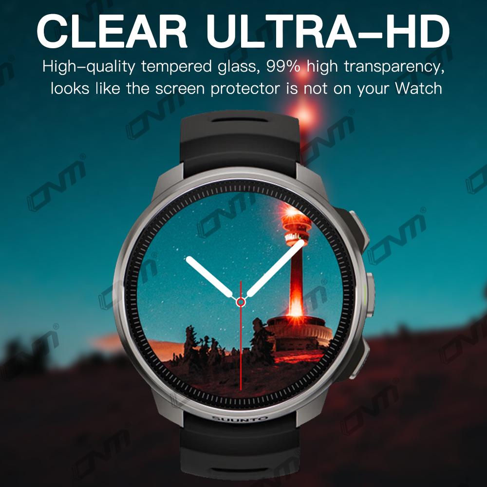 2.5D Displayschutzfolie für Suunto Ocean Gehärtetes Glas Schutz für Suunto Ocean Kratzfeste Glasfolie Zubehör