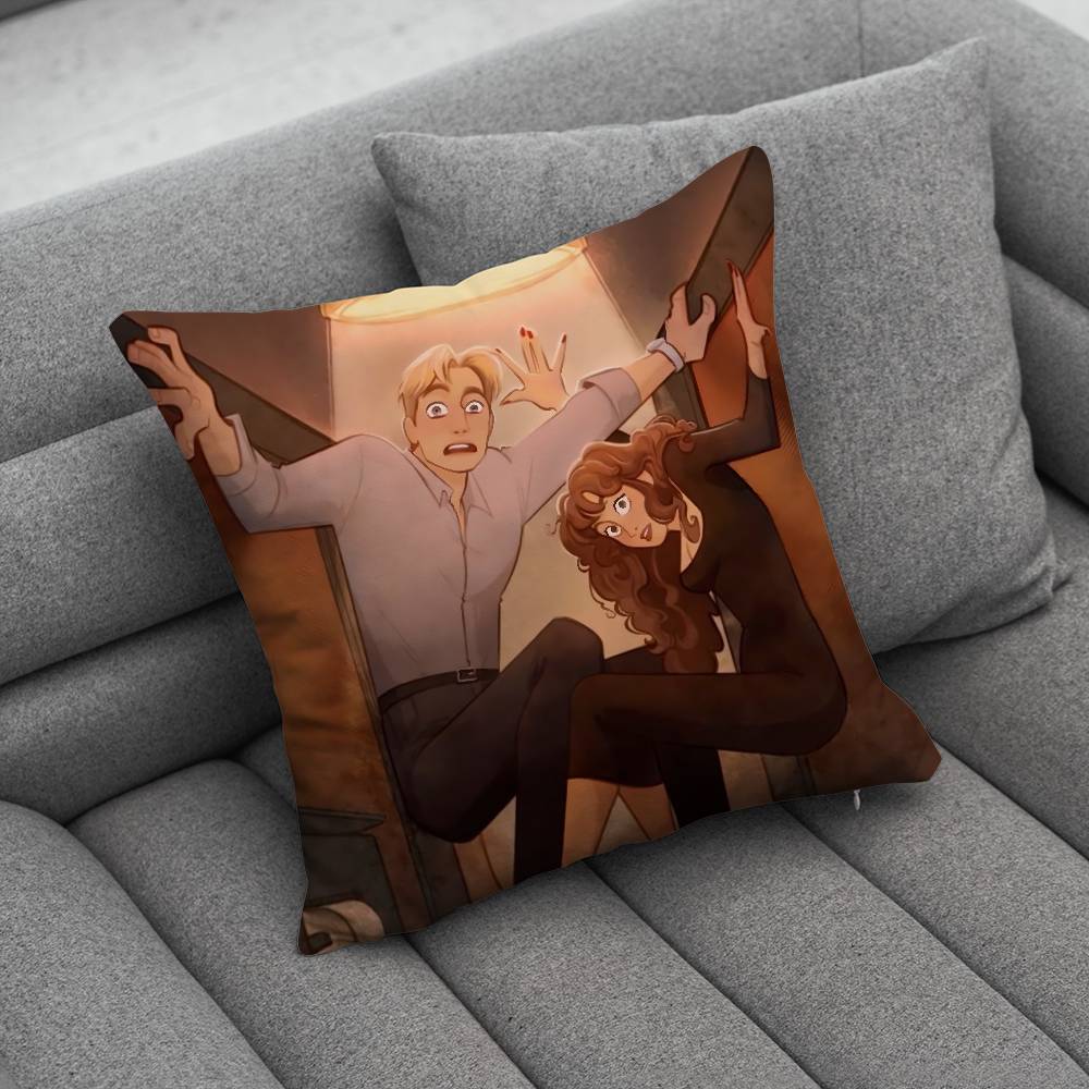 

Love JJack theoretically EElsie Pillow Case For Home Bedroom Car Office Decoration Living Room Sofa Cushion Cover Suitable 30x30cm 12x12in