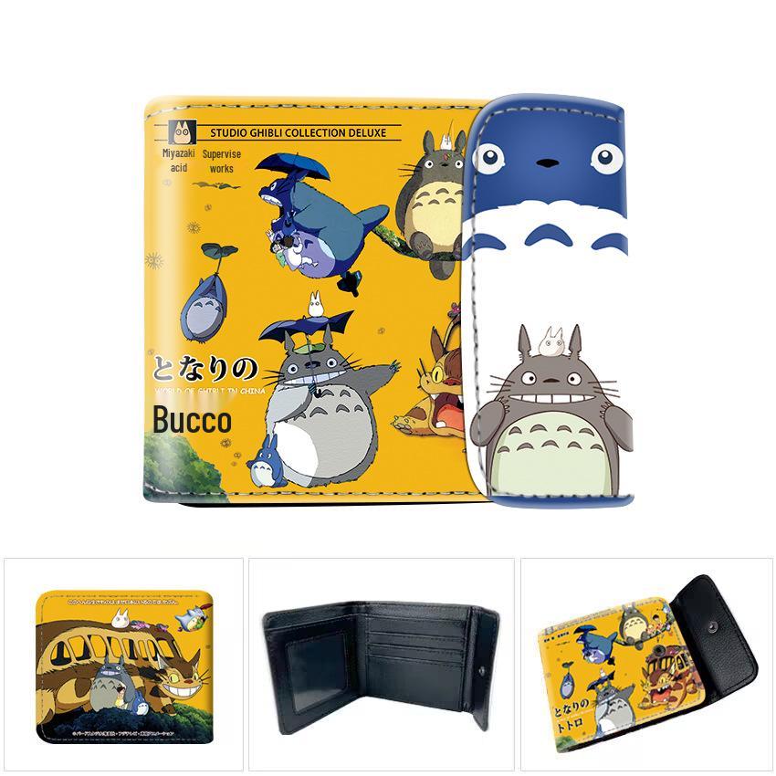 Chihiros Reise ins Zauberland Totoro Prinzessin Mononoke 3D Prägung Cartoon Münzbörse