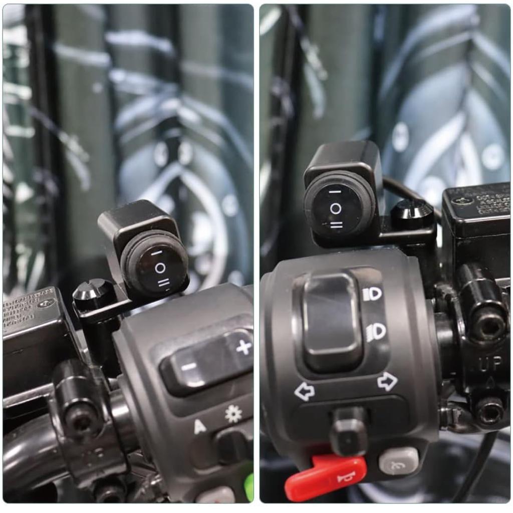 Motorcycle Switch, Waterproof, , Headlight, Fog Spotlight, Handle Switch, Mirror, Easy Installation, For Motorcycles,