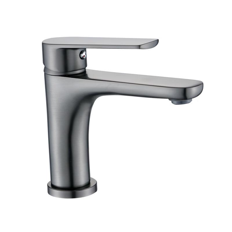 

TLXT Gunmetal Grey Brass Basin Mixer Faucet