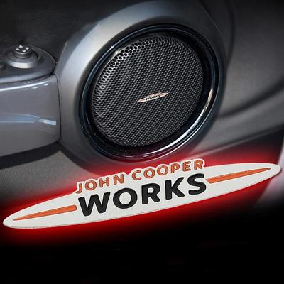 Наклейки Декоративные Металлические John Cooper Works Для Mini Cooper JCW S R55 R56 R61 Paceman F54 F55 F60 Countryman Аксессуары gqtsu22