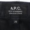 A.P.C. Denim Pants W29 Black Jeans Stretch Men's Used