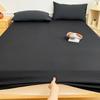 3PCS/1 Set Bedding Set 1 Sheet+2 Pillowcase Mattress Cover Protector Adjustable Bed Fitted Sheet Cover With Elastic Band