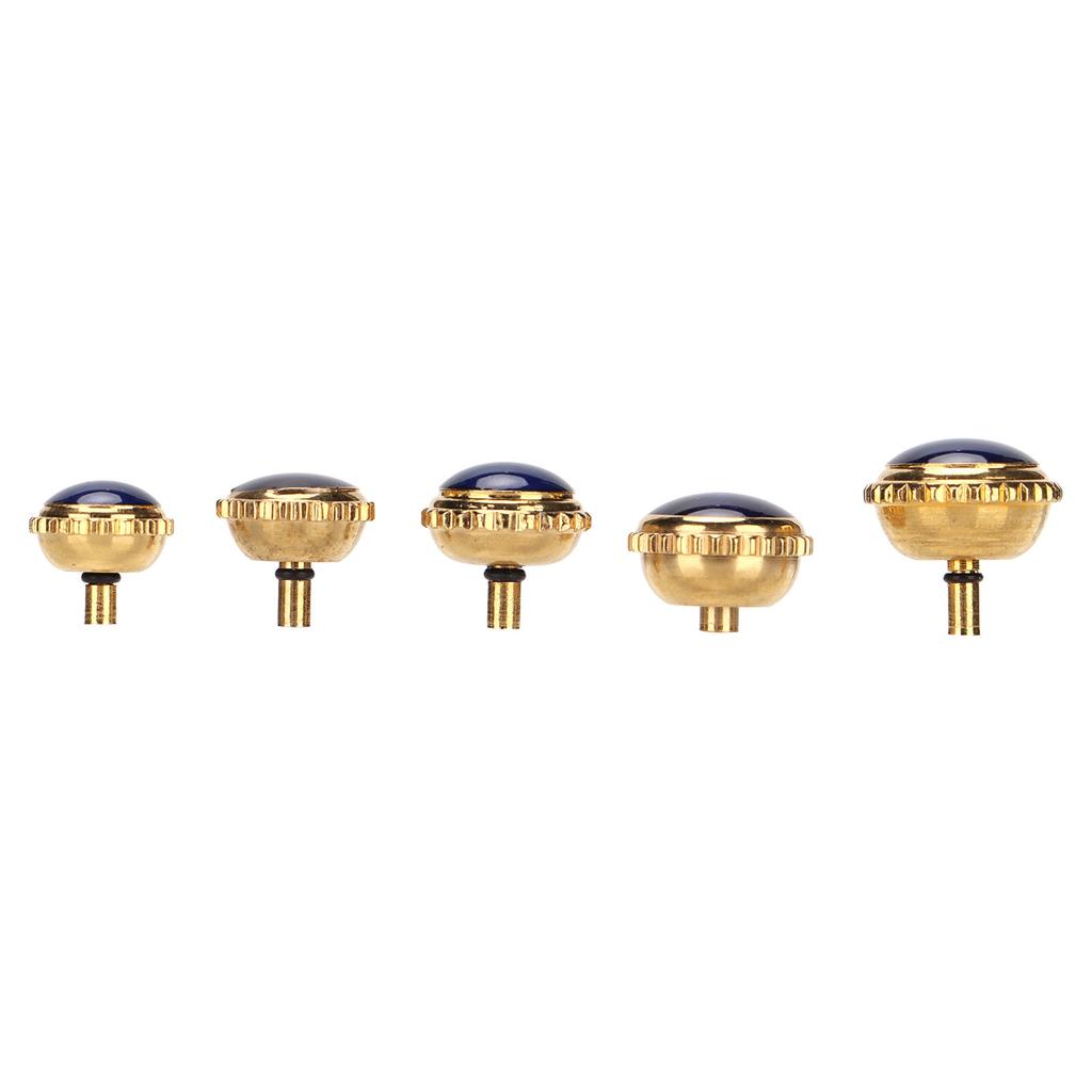 5pz Corona per Orologio Portatile Acciaio Dorato Accessorio per Riparazione Orologi da Polso per Orologiaio