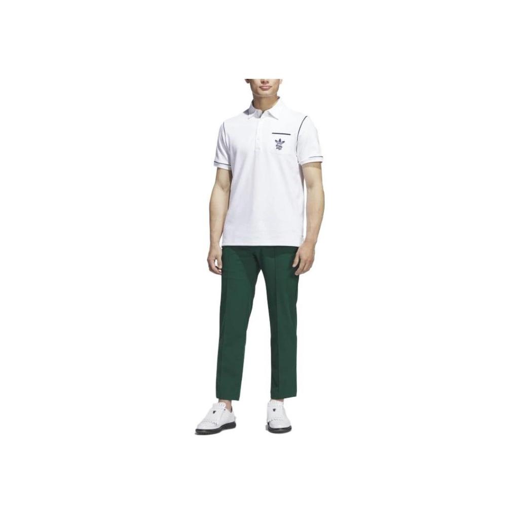 Adidas Originals X Bogey Boys Collaboration SS23 Brand Logo Pocket Button Short Sleeve Polo Shirt Men Polo Shirts White IB2942
